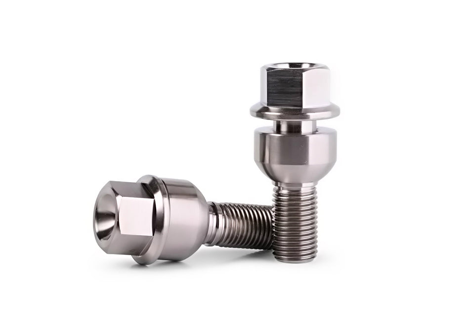 Porsche Titanium Lug Bolts Tagged "M14x1.5x29" ACER Racing