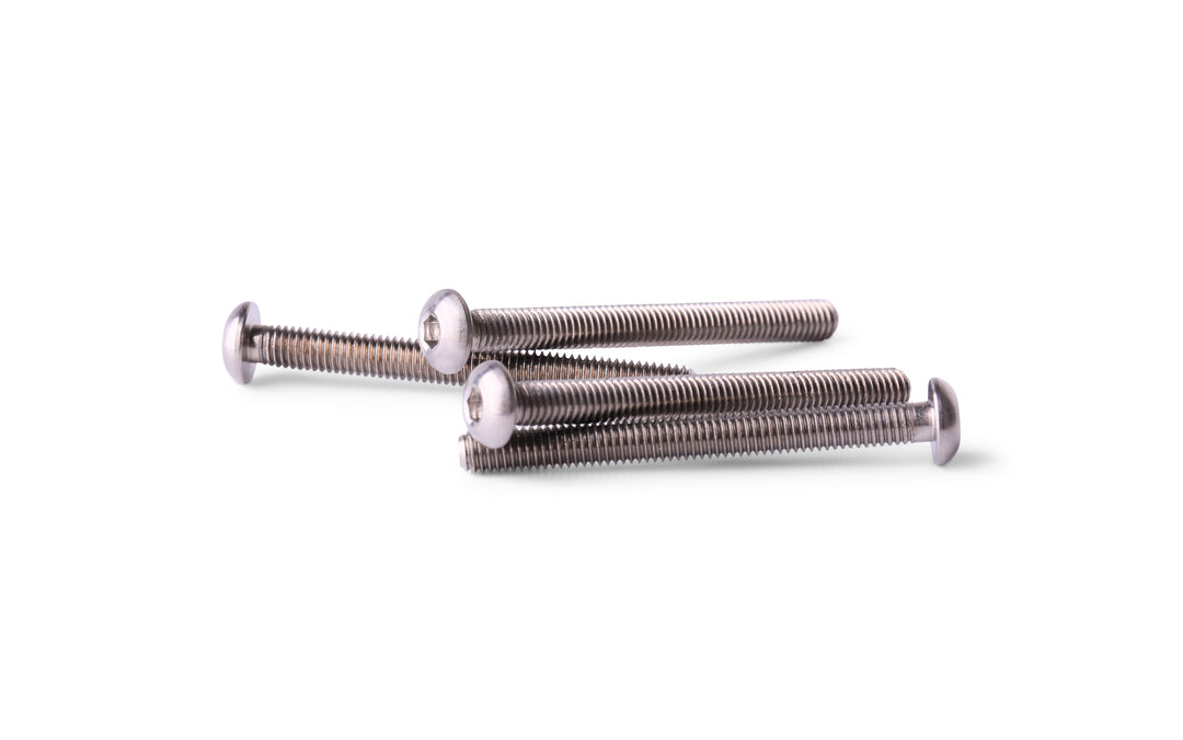 M3x18 Titanium Screws Button Head 4 Pieces 6AL4V Aerospace Grade M3x18