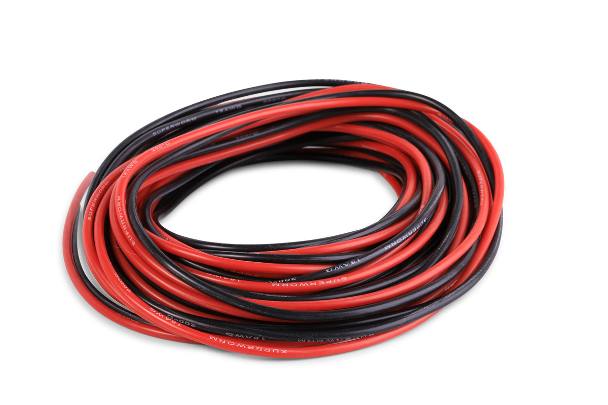 Superworm Silicone Flexible Copper Wire 18 Gauge – ACER Racing