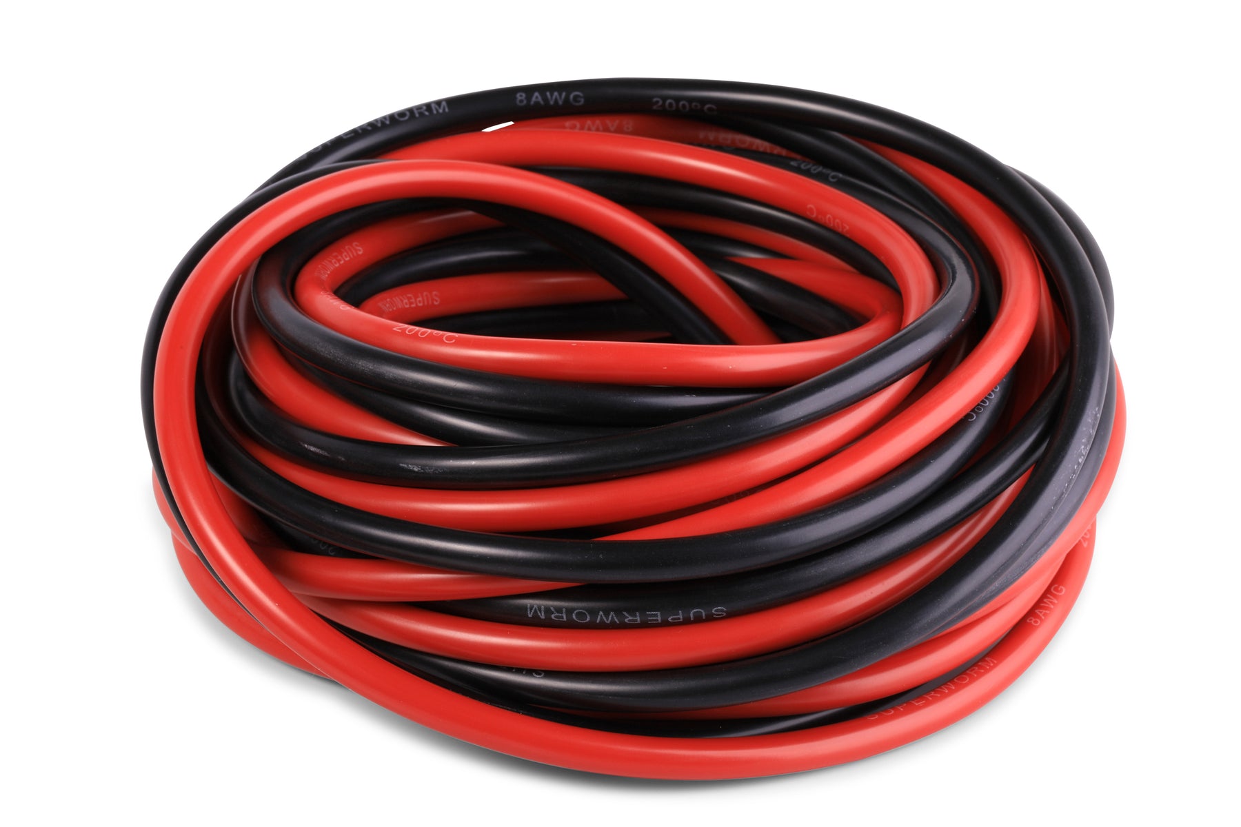 8 Gauge Silicone Wire 50 Feet Super Flexible Silicone Wire 8 AWG Superworm by Acer Racing