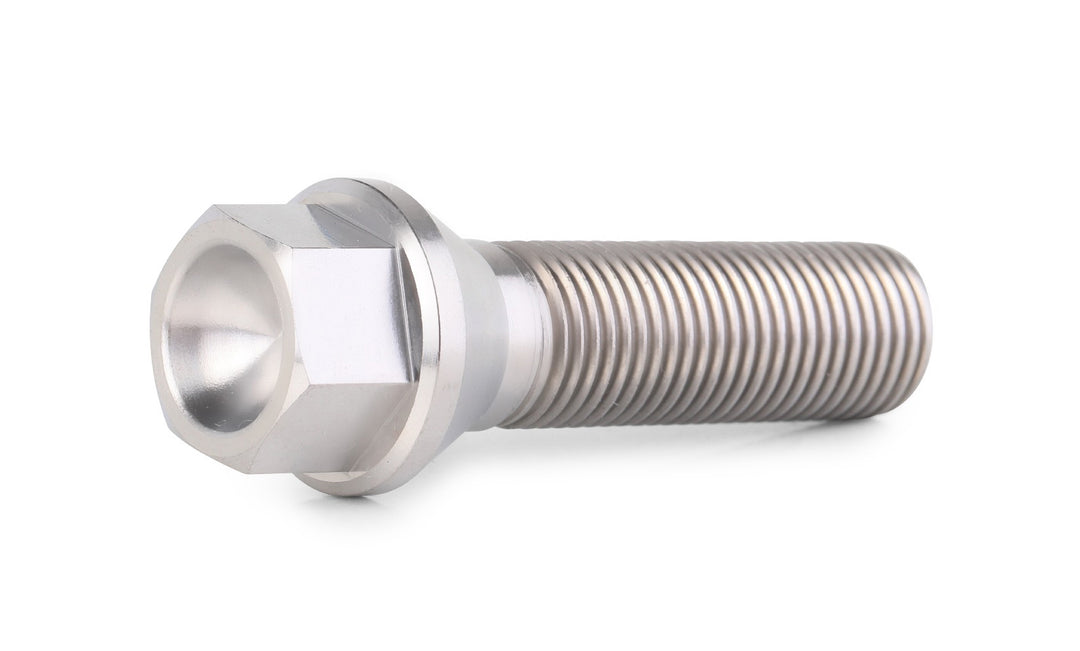 20 Pc 14x1.5 Conical Chrome Lug Bolts 28mm Shank Length Cone 20 Pc 14x1.5 Conical Chrome Lug Bolts 28mm Shank Length Cone